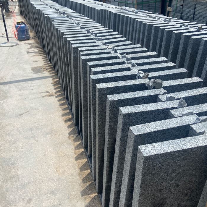 Flamed Black Granite Tile